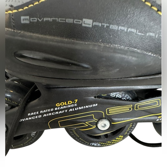 Roller Derby RD Aerio Elitę Series Q60 Men's Inline Skates Blades Size 8 - Picture 3 of 8